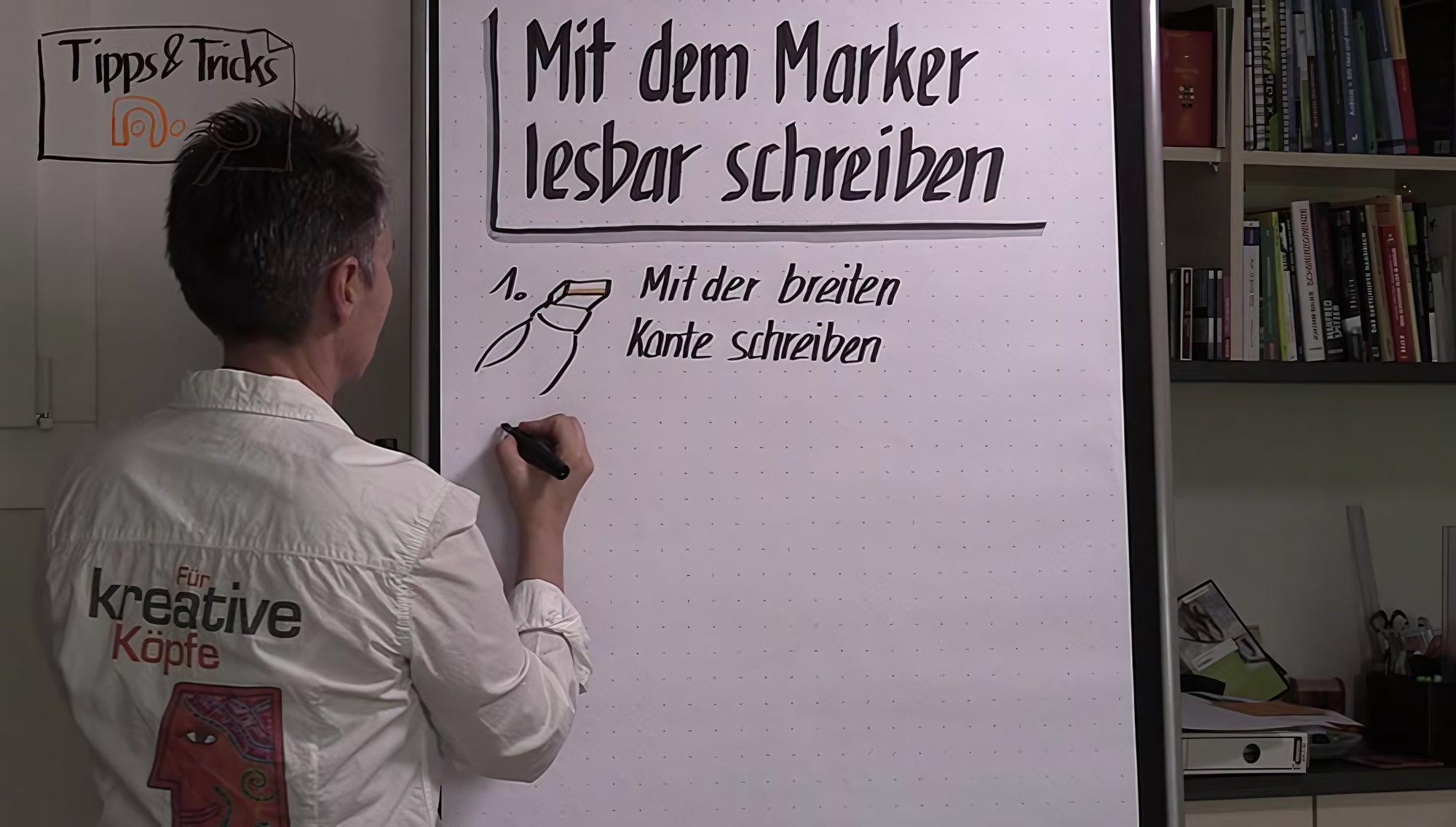 Tipps und Tricks: So schreiben Sie lesbar auf dem Flipchart