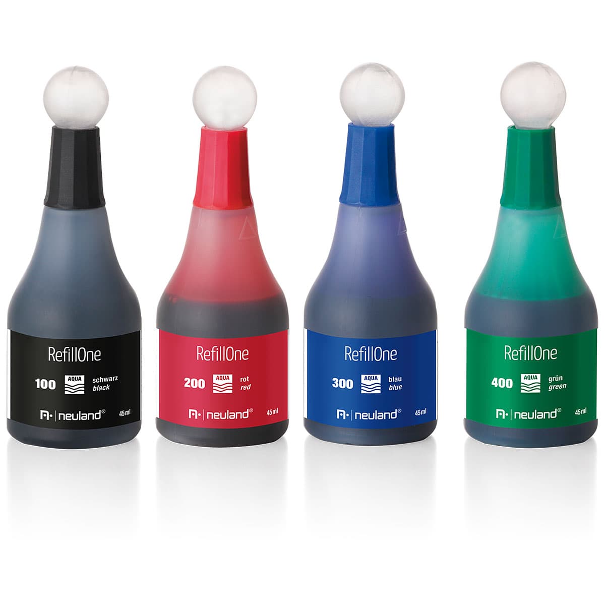 Refill ink RefillOne, water-based, color set 1