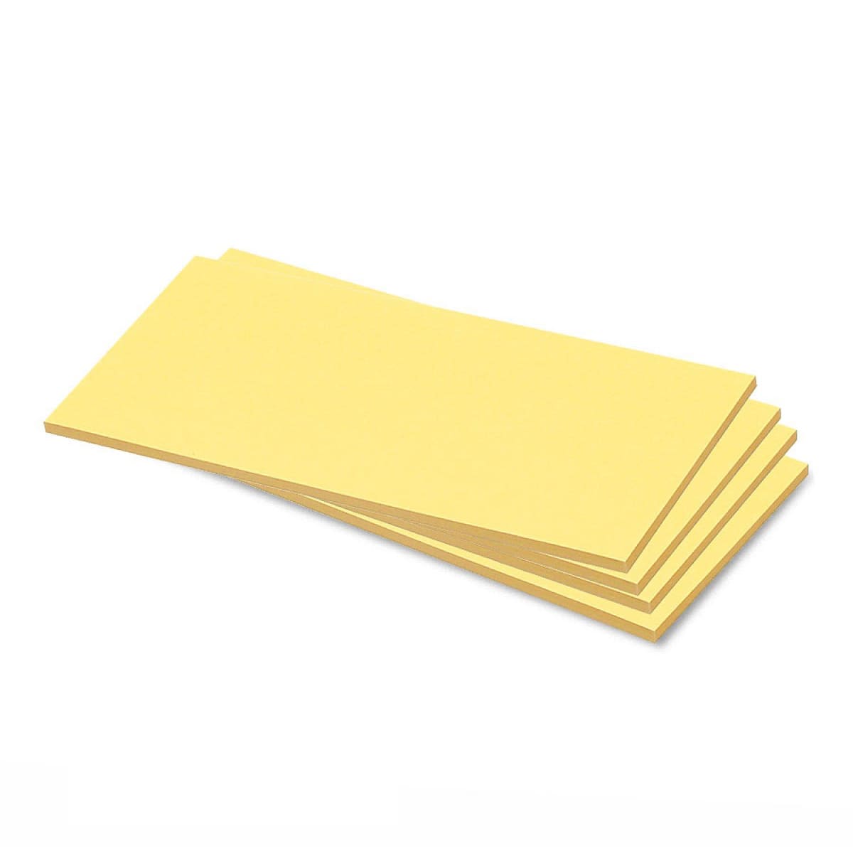 Rectangular cards, Stick-It, 100 pieces, plain