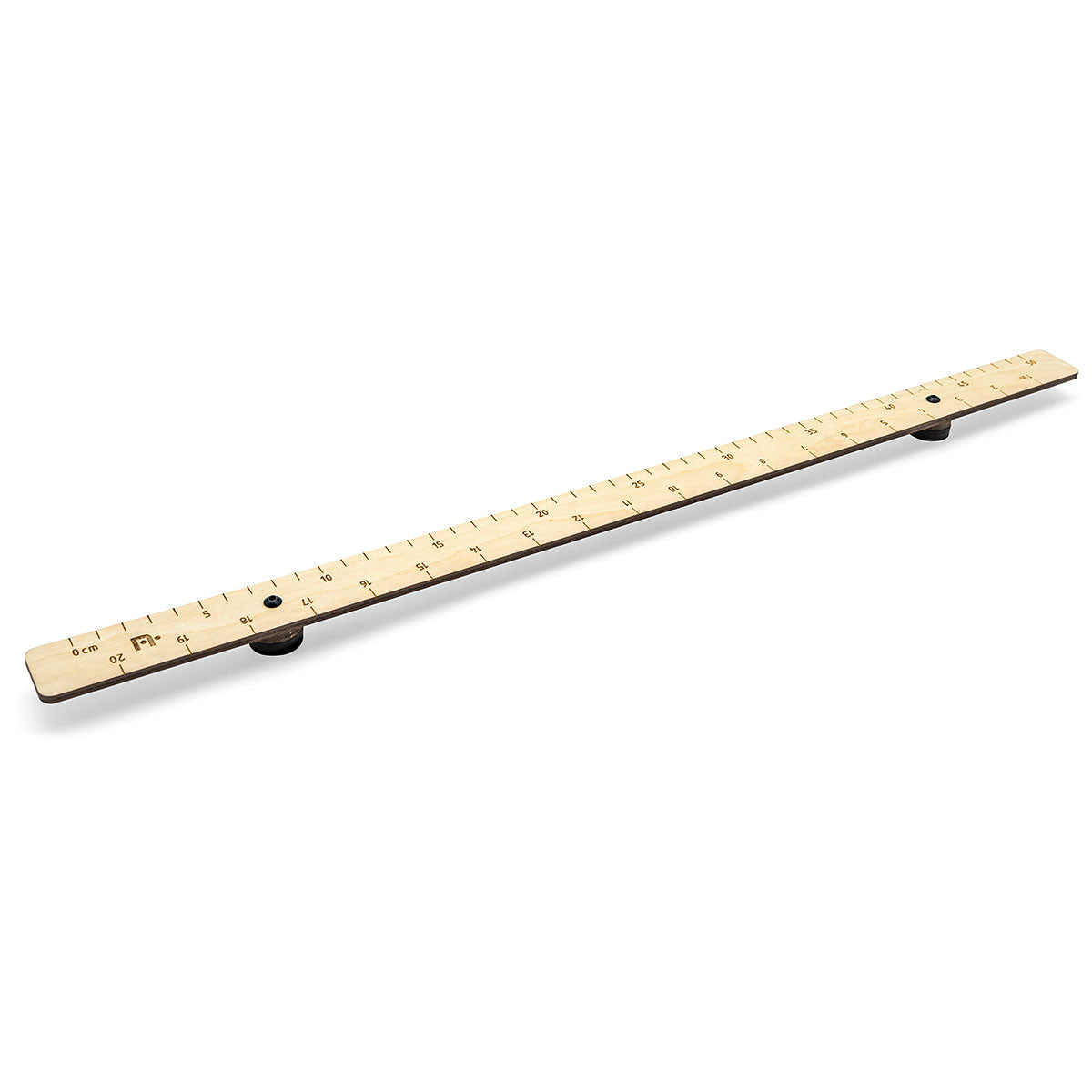 Magnetic ruler, plywood, 50 cm / 20 inches