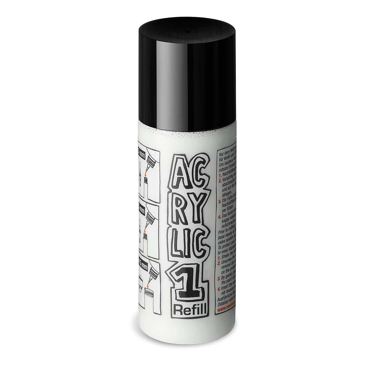 AcrylicOne Refill, water-based, single colors