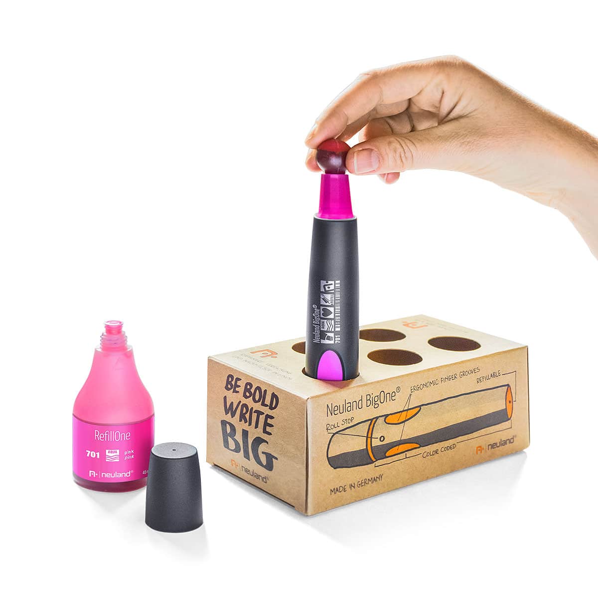 Neuland BigOne®, Keilspitze 6-12 mm – Grundfarben