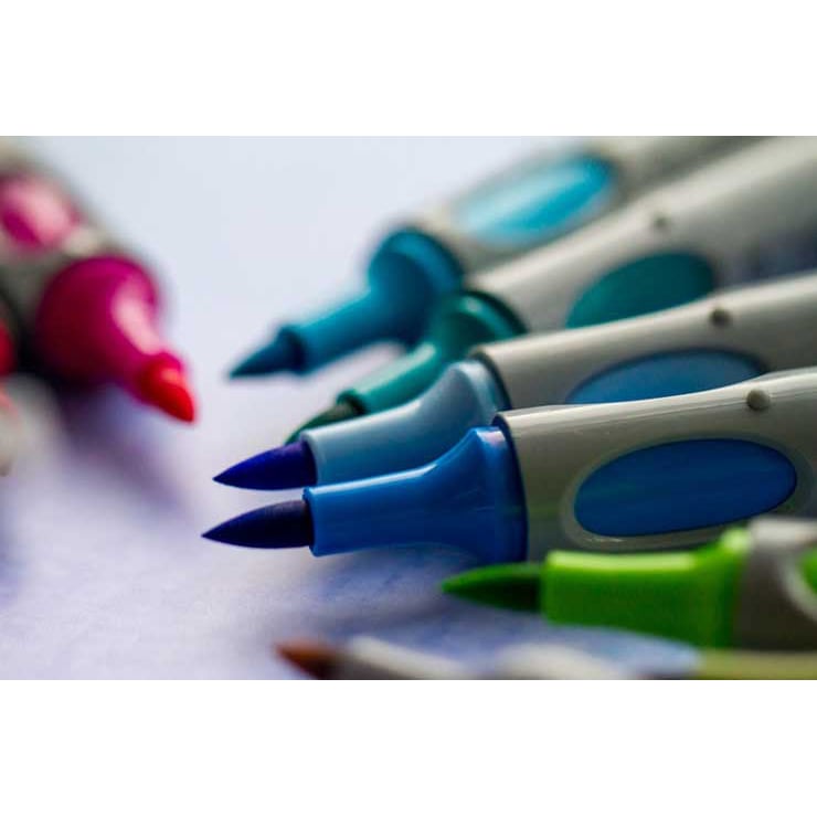 Neuland No.One® Art, brush tip 0.5-7 mm - single colors