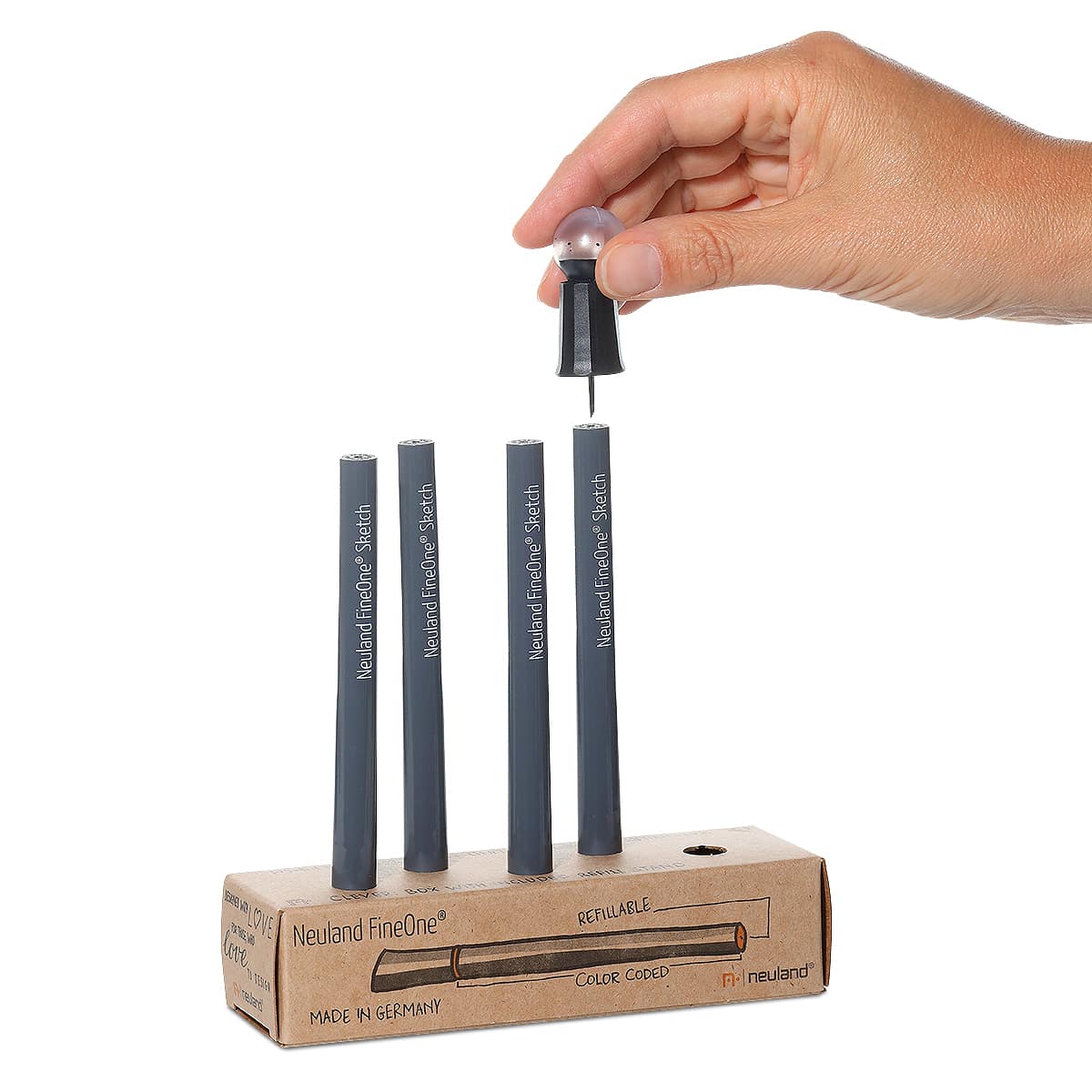 Neuland FineOne® Sketch, smudge-proof - 0.1; 0.3; 0.5 and 0.7 mm