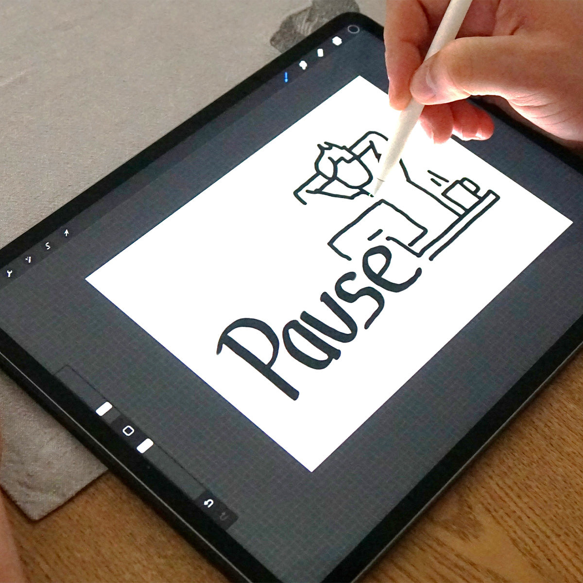 Auf dem I-Pad zeichnen und vorbereiten - 18. Dezember 2026