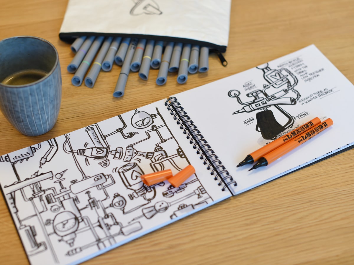Konturen-Fineliner Neuland FineOne® Outliner mit Rundspitze 1 mm – 10er Set