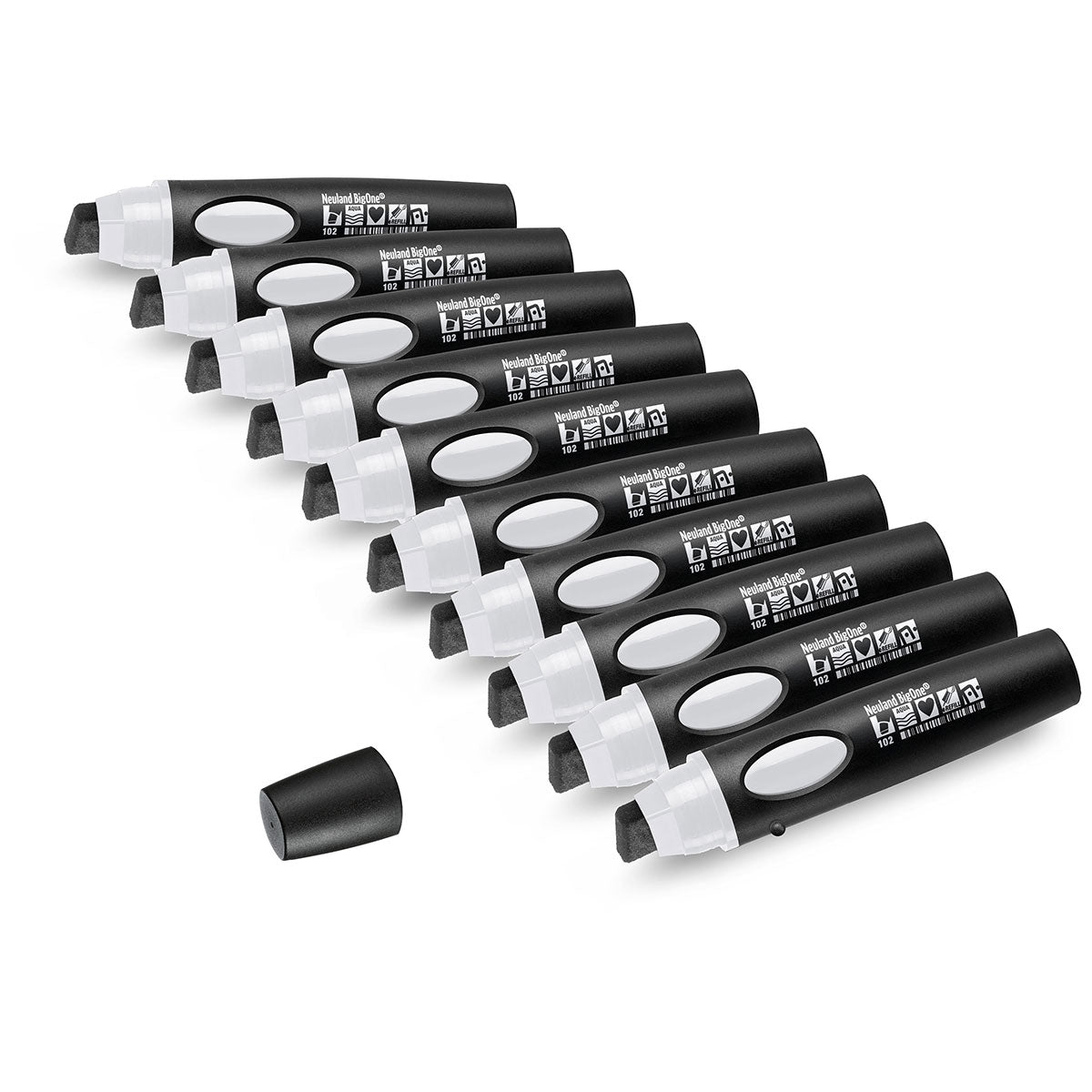 Neuland BigOne® presentation marker with wedge tip - set of 10 plain markers