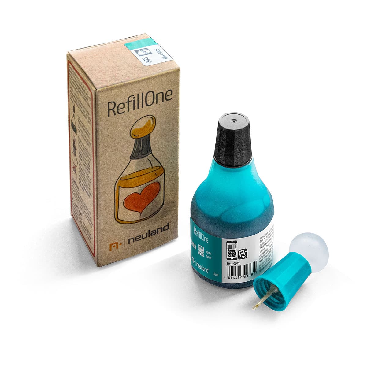 Nachfülltinte RefillOne, Wasserbasis – Neonfarben