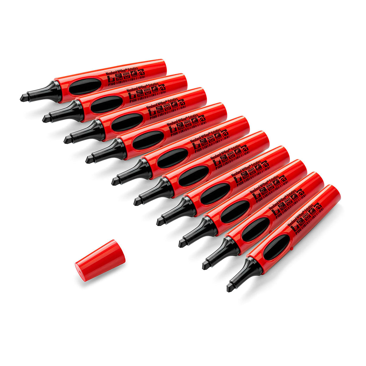Permanent-Marker Neuland No.One® Estatics mit Keilspitze 2-6 mm – 10er Set