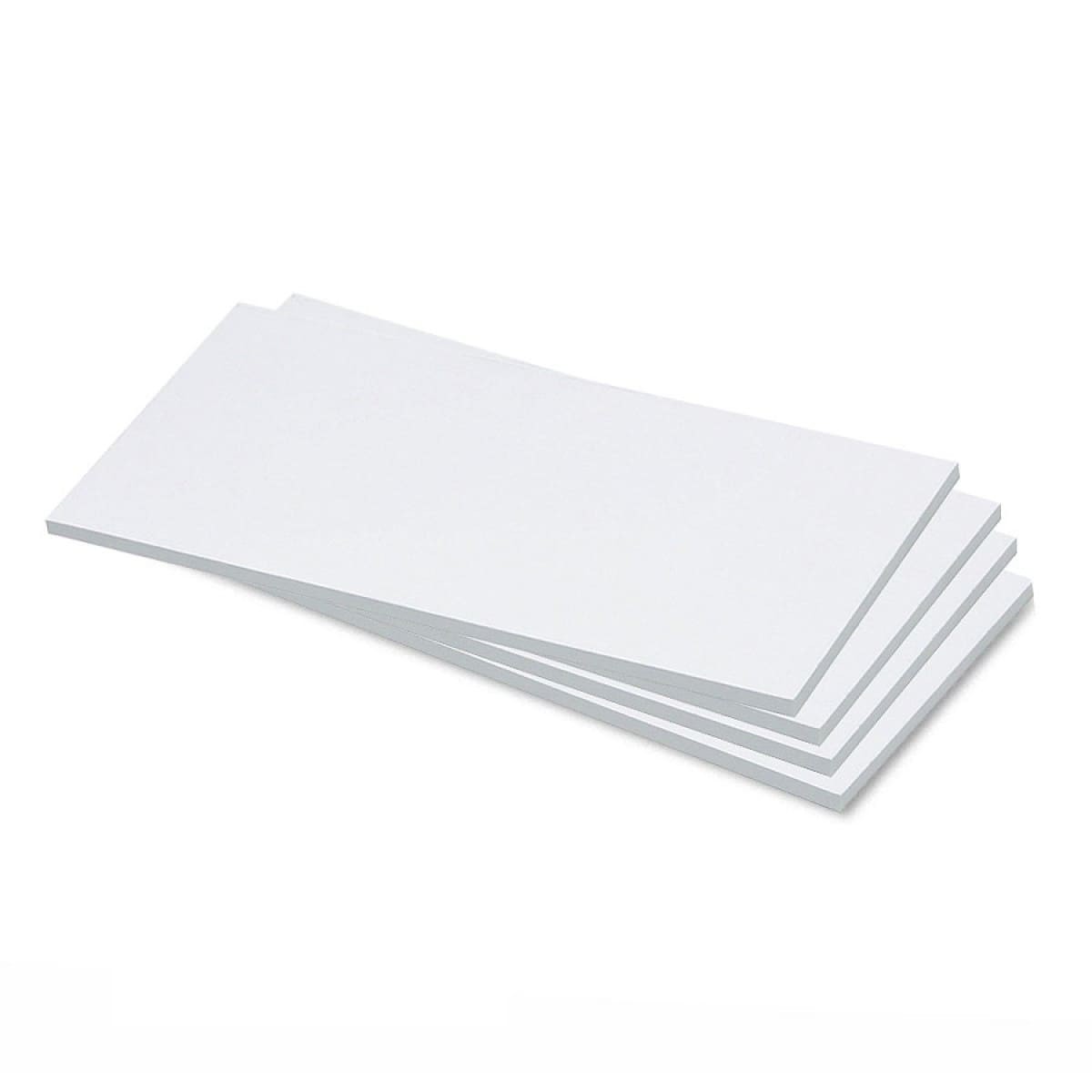 Rectangular cards, Stick-It, 100 pieces, plain