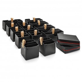 Novario® Boxen-Set, schwarz - für WorkshopKoffer XL Pin-It
