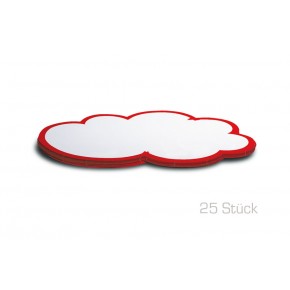 Moderations-Wolken, Pin-It, 25 Stück, 42x25 cm